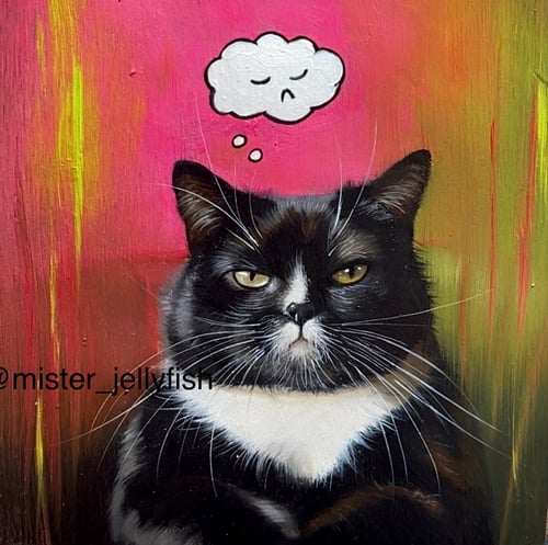 Image of "Grump II" Origianl painting 