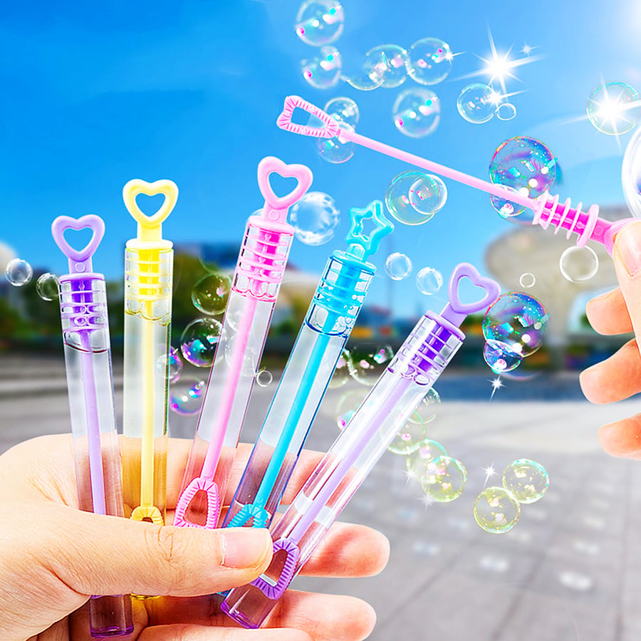 Image of 10-30PC Mini Cute Bubble Empty Tube Toy Kids Birthday Party Favors School Gifts Wedding Guests Souve