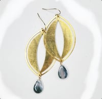 Image 9 of Eyelet + Gemstone Earrings