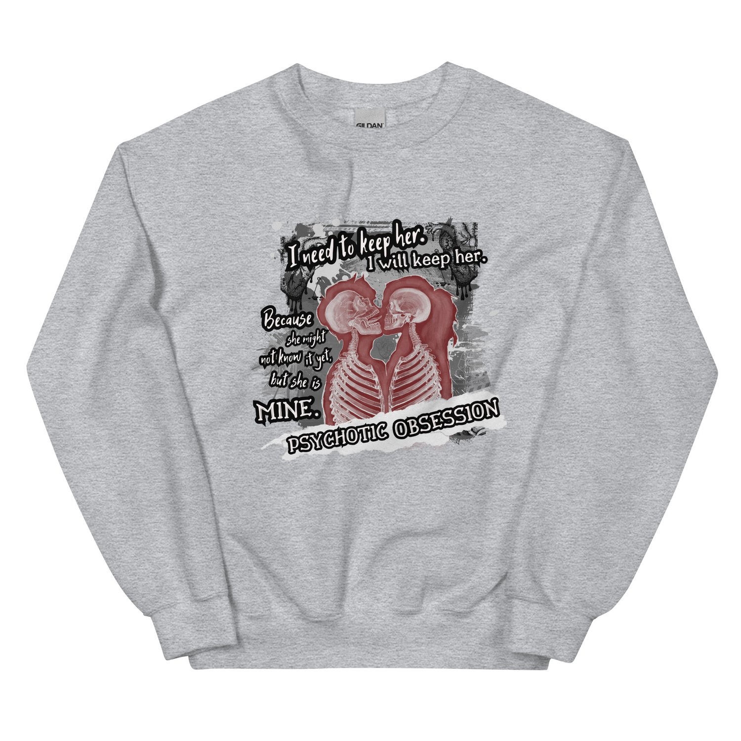 Image of Officially licensed Leigh Rivers Psychotic obsession Tobias & Aria Unisex Sweatshirt
