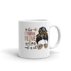 I think I love fall, White glossy mug