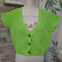 Image 2 of Gilet sans manche vert