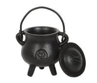 Image 2 of Small Cast Iron Cauldron, Two different Designs to Choose From 