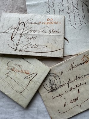 Image of Vintage French letter bundle •2