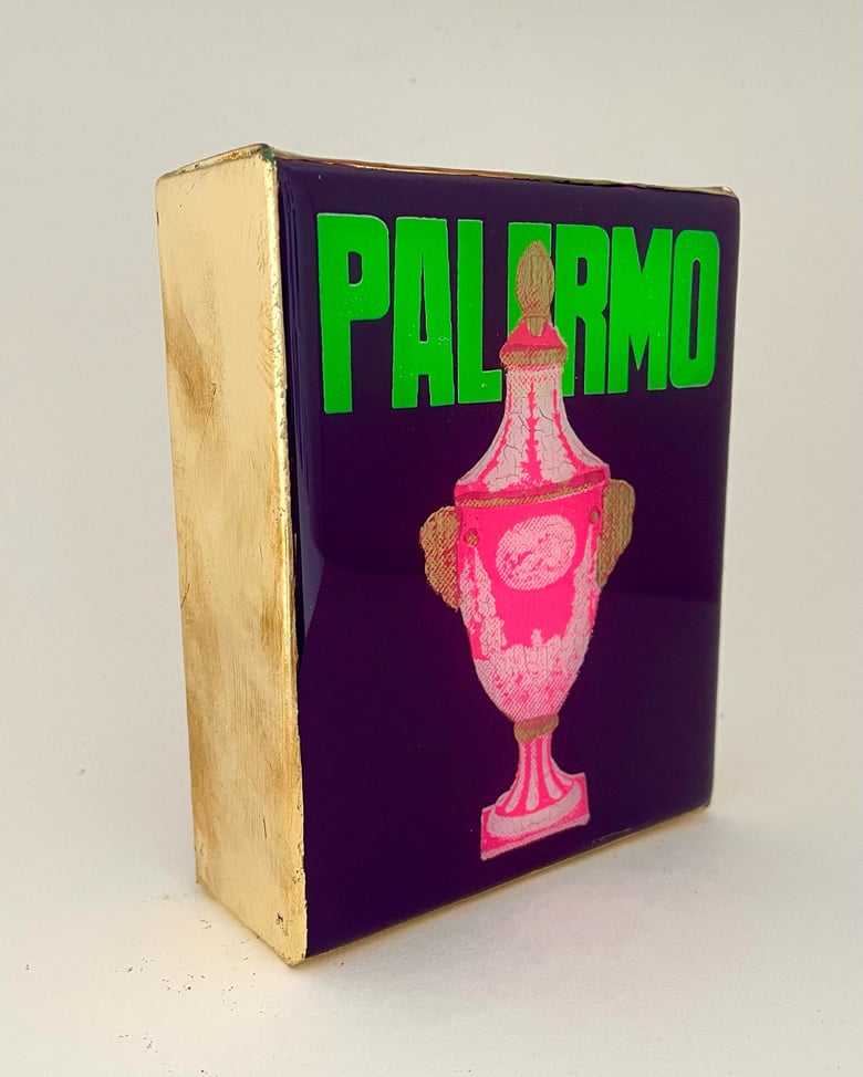 Image of Palermo Urn Purple/Hot Green/Hot Pink 