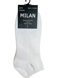 Image 4 of MILAN Organic Cotton Socks - Ankle Cut