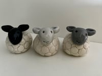 Image 1 of Dafad Serameg fach - Small Ceramic Sheep 