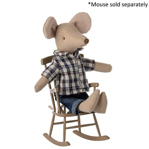 Image of Maileg - Rocking Chair Mouse Light Brown