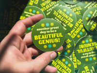 Image 2 of BEAUTIFUL GENIUS Sticker
