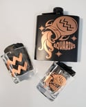Aquarius Zodiac Flask Set 