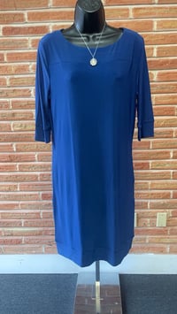 Image 2 of Solid Navy Dress with Pockets