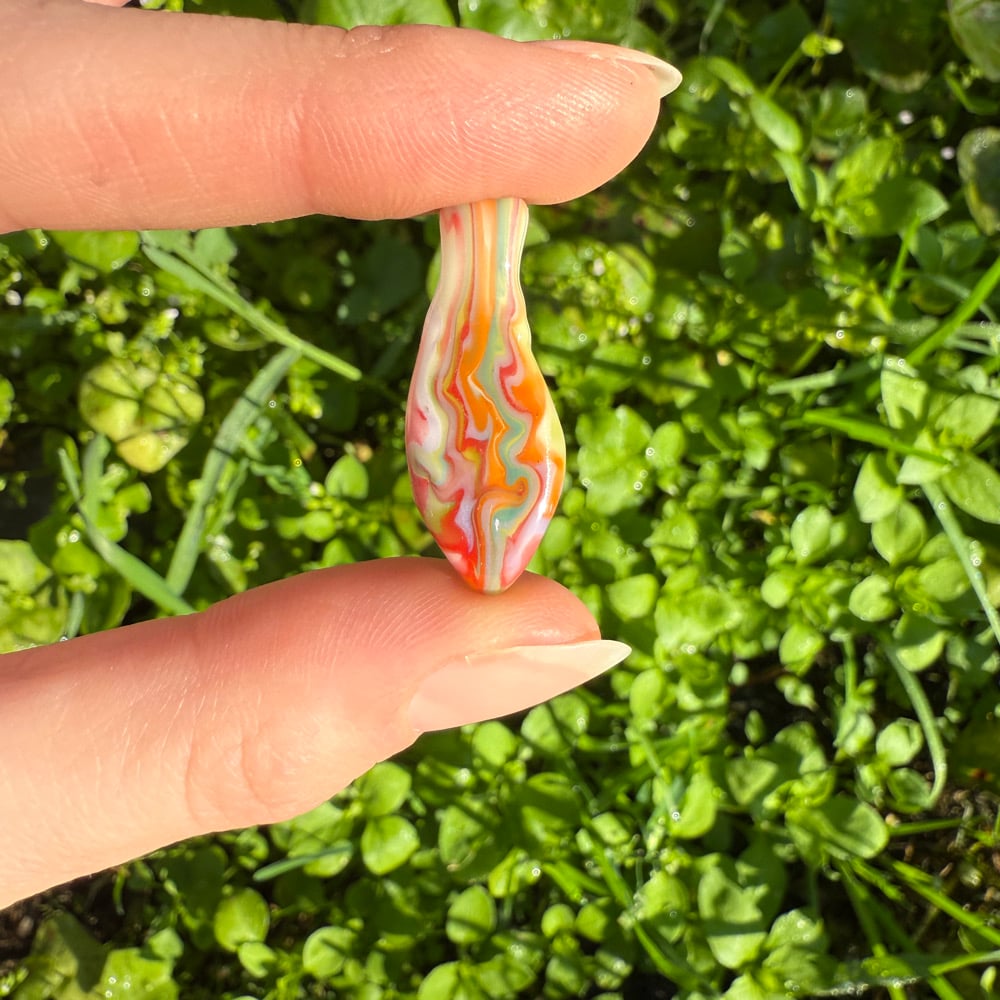 Image of Abstract Marbled Pendants