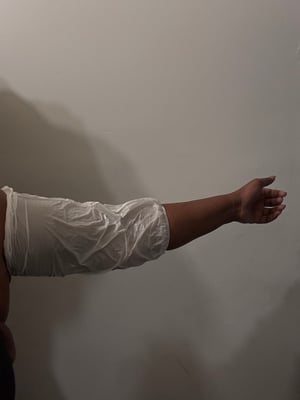Image of plastic arm sleeves 
