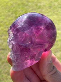 Image 15 of Purple Fluorite Crystal Skull #1884