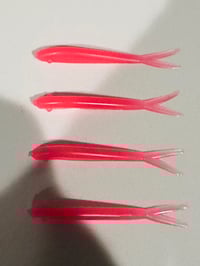 Image 2 of Glow Pink to Orange Minnow 7 pcs (Premium)