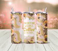 Image 1 of Coffee Warning 20oz Tumbler