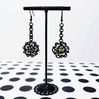Image 2 of Glow-in-the-Dark Dodecahedron Earrings