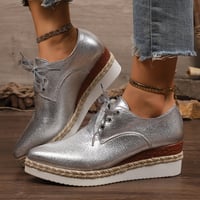 Image 4 of Lace Up Chunky Heel 