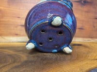 Image 3 of Purple Drip Cauldron Planter 