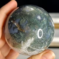 Image 4 of Moss Agate Sphere (22C)