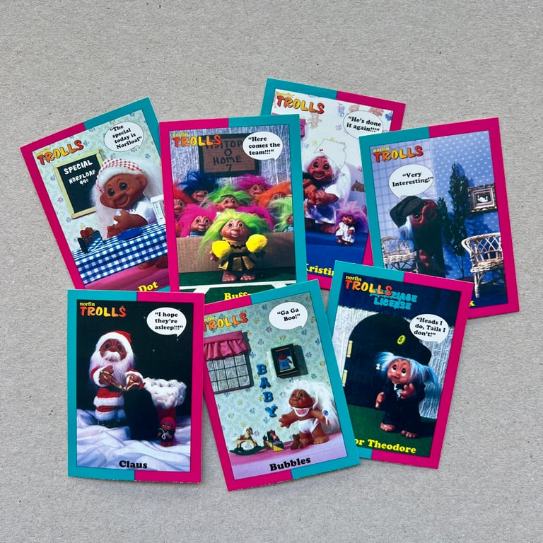 NORFIN TROLLS TRADING CARDS - 1993 Image 2