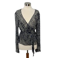 Image 1 of Lauren Ralph Lauren Floral Wrap Shirt 