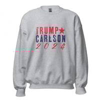 Image 1 of Trump Carlson 2024 - Unisex Sweatshirt from PatriotsCo.com