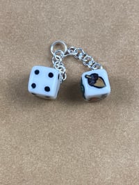 Image 1 of Lucky Dice - platinum lustre