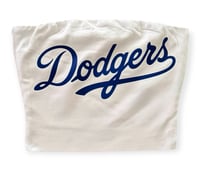 Image 2 of White Dodgers Tube Top