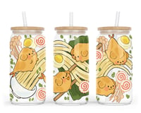 Image 1 of [MADE TO ORDER] Tempupra Ramen Glass Can Cup