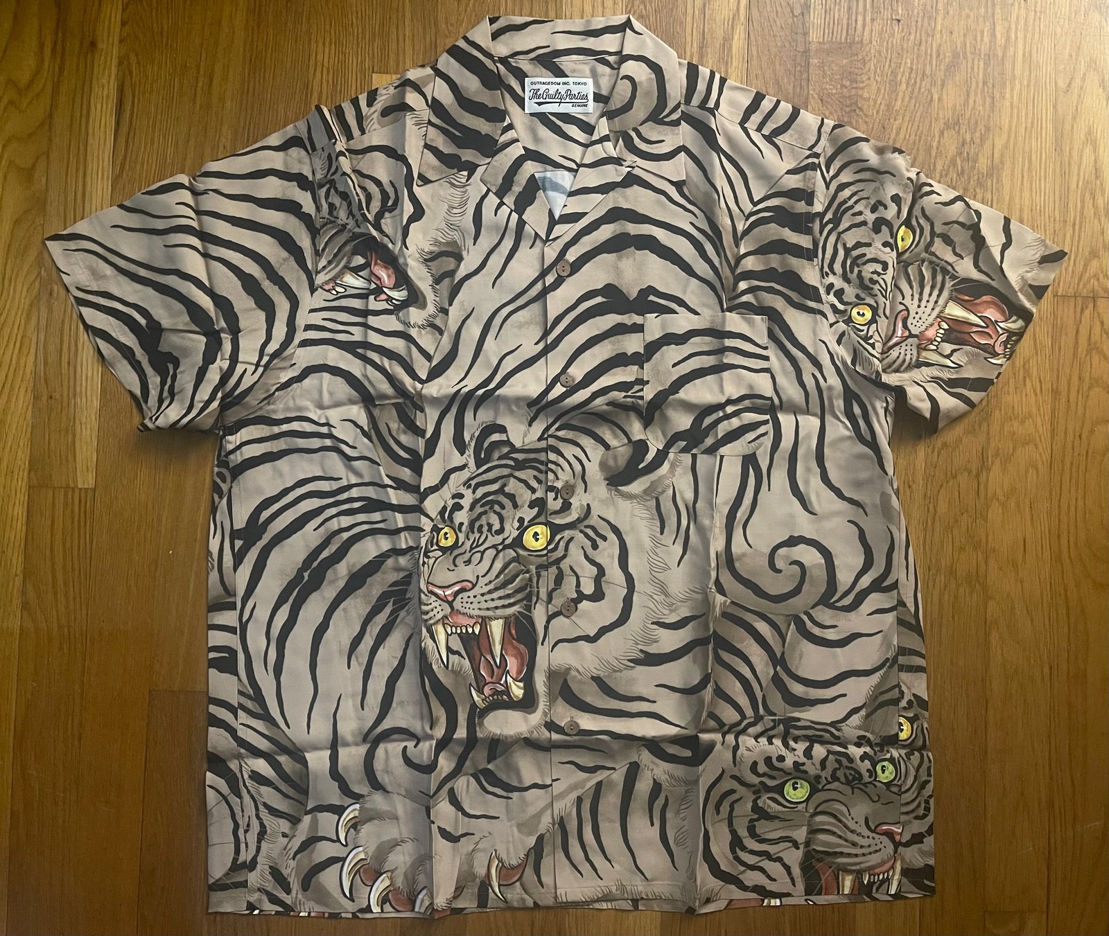 WACKO MARIA TIM LEHI HAWAIIAN SHIRT XL-