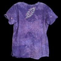 Image 2 of LARGE Ladies cat V-neck #2