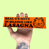 Image 1 of Garfield Bumper Sticker