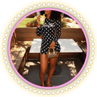Polka Dot Ultra Smooth Micro Lounge Set