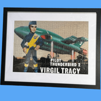 Image 1 of Thunderbirds - Virgil Tracy and Thunderbird 2, 100-piece Jigsaw by King.  