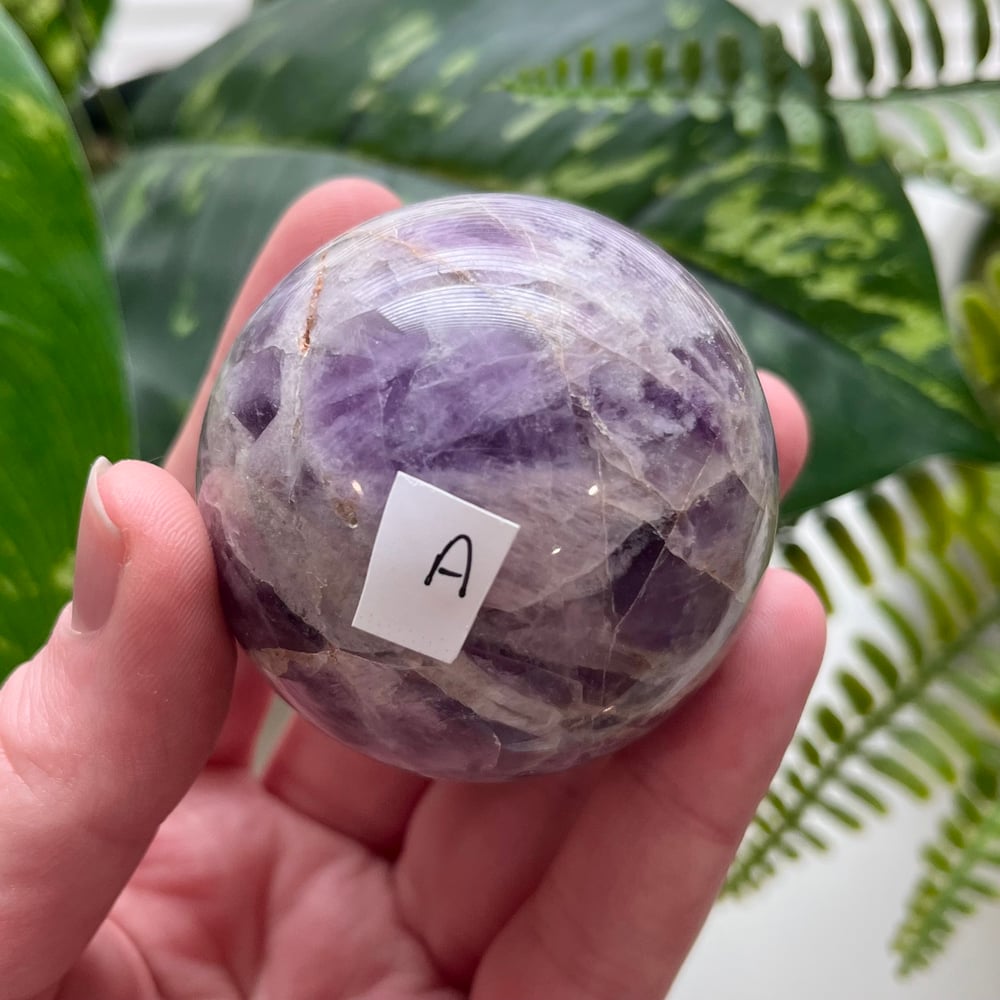 Chevron Amethyst Sphere A