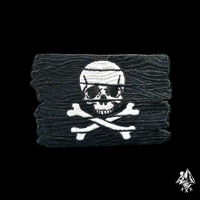 Jolly Roger Wood Flag