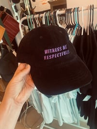 Image 2 of Vintage “Witness Me Respectfully” corduroy cap