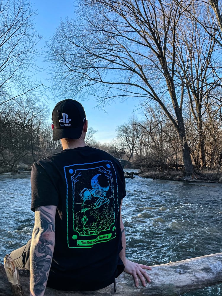 Image of INTROSPECTIVE BLACK TEE