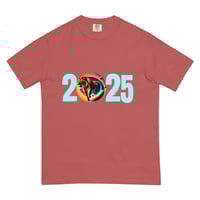 Image 1 of Lion Turquois Lettering Unisex Garment-dyed Heavyweight T-shirt