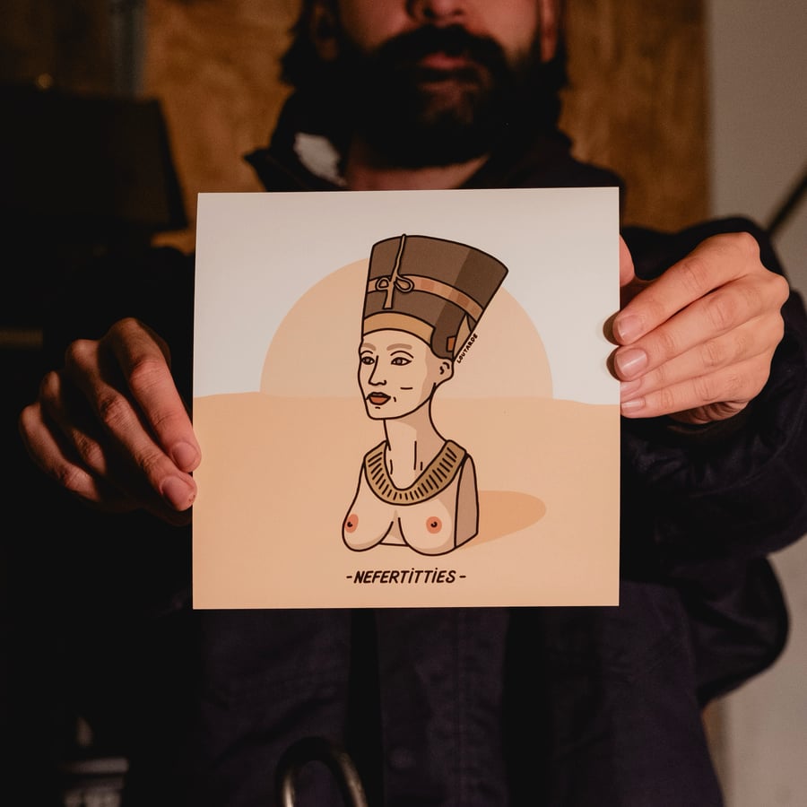 Image of Nefertitties - Affiche 8x8