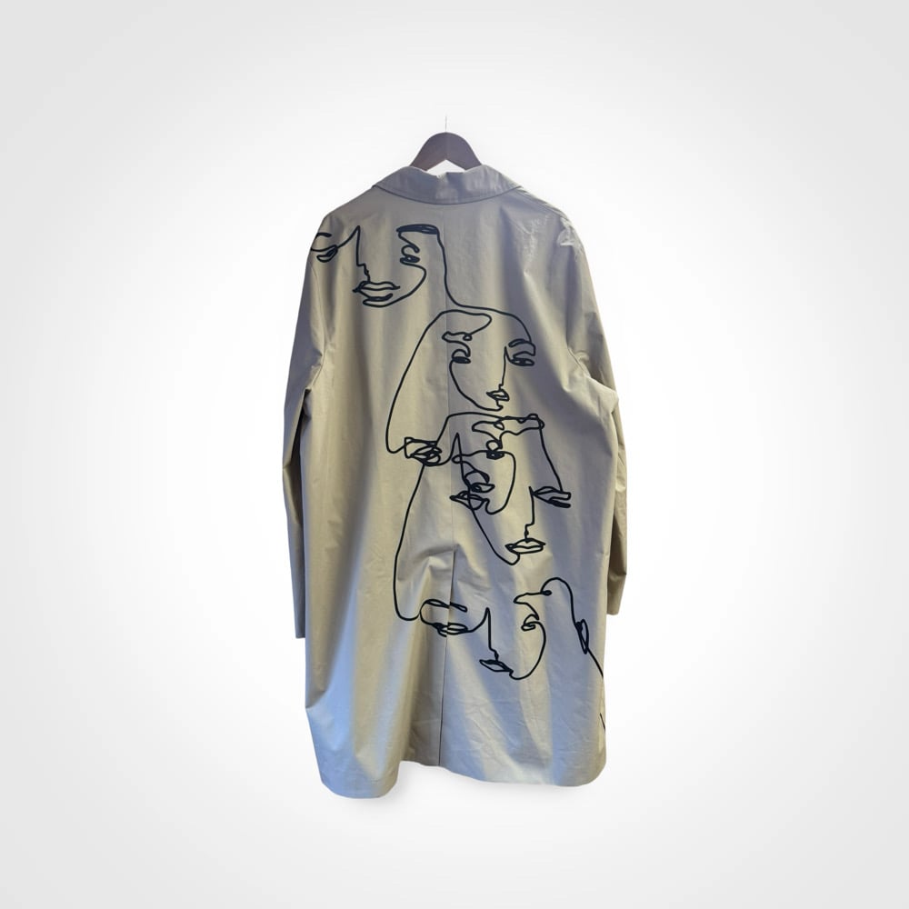 Image of Celine SS22 Gabardine Faces Mac Coat