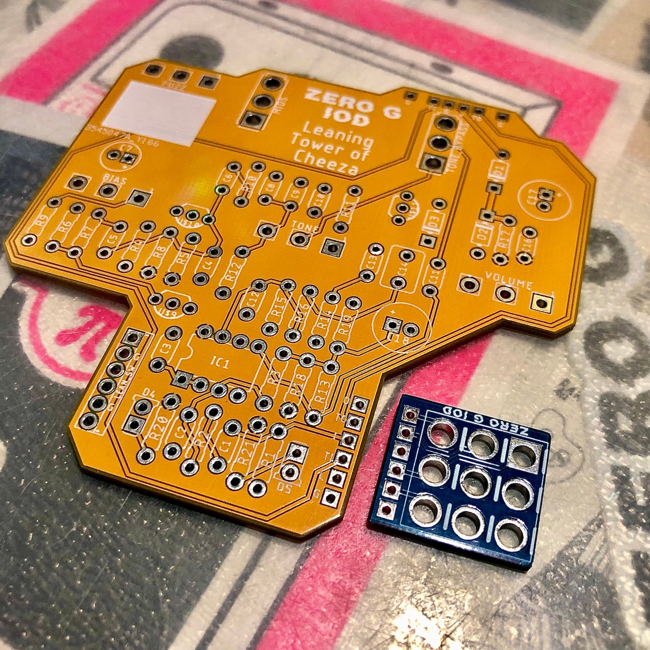 Leaning Tower of Cheeza PCB | Zero G IOD