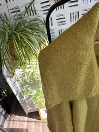 Image 2 of Vintage wool coat mustard yellow 