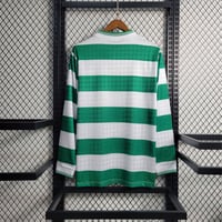 Image 2 of Celtic Retro 87/88 Home Long Sleeve Home Jersey