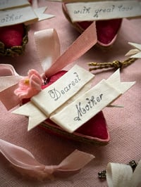 Image 5 of Spun Cotton Heart Ornaments
