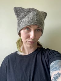 Image 1 of Handspun Shetland/Jacob Hat 1