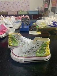 Image 3 of Cartoon Toddler Girls Canvas Shoes