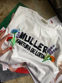 Image 1 of Camiseta bordada a man. MULLER FARTURA DE LOITA. Varias tallas.