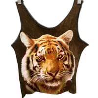 Image 1 of Tiger crop top 